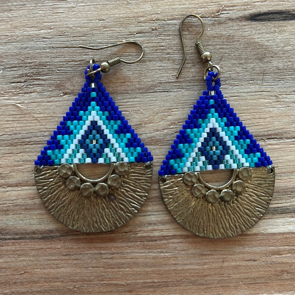 Handmade beaded earrings